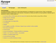 Tablet Screenshot of hysope.org